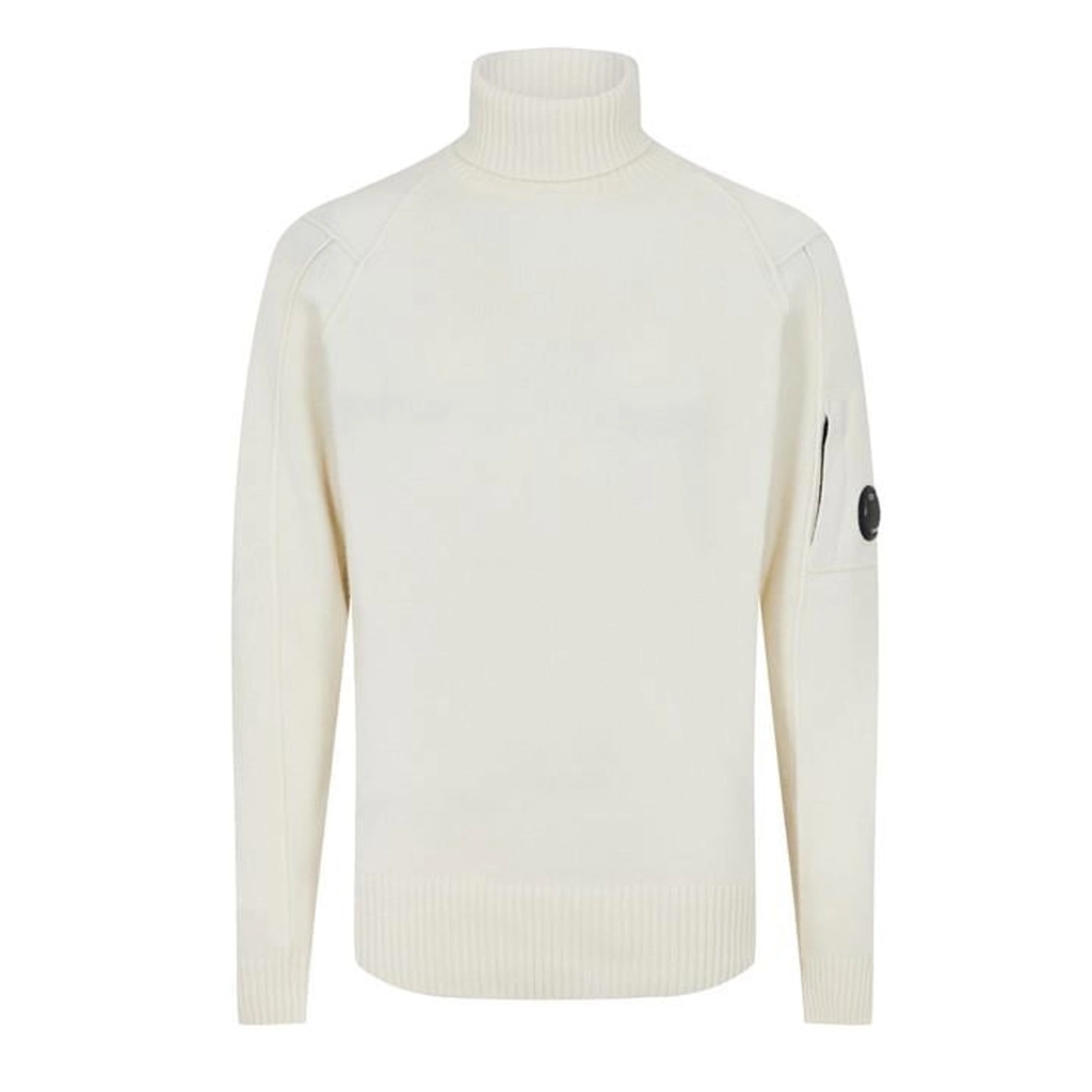 CP Company Cp Roll Neck Jumper Sn99 - White